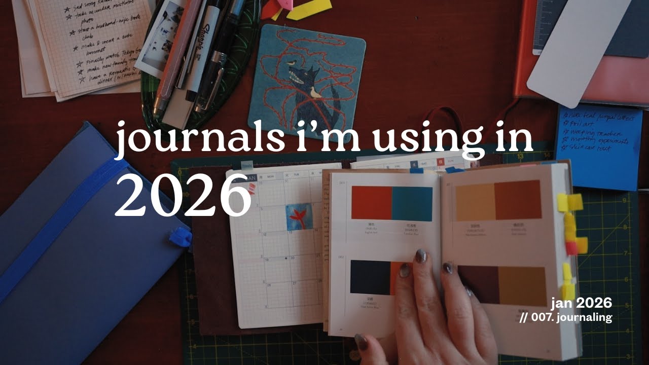my 2026 journal and planner lineup ♡ techo kaigi