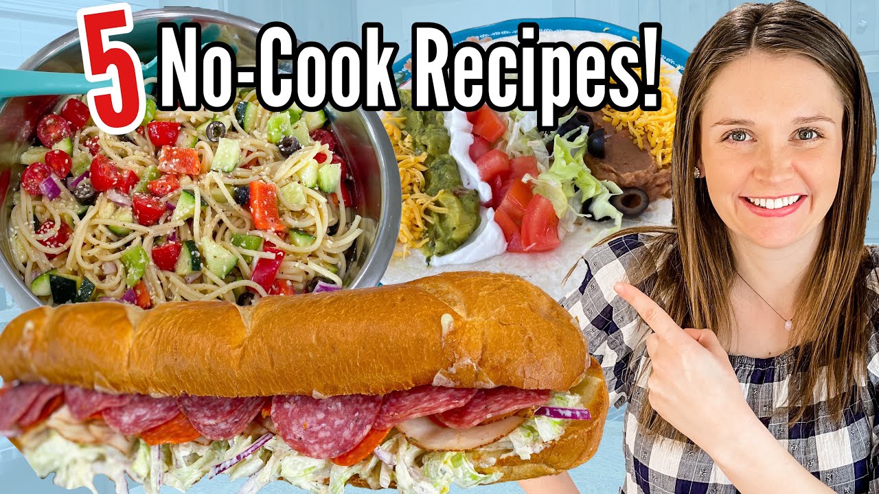 5 Tasty No-Cook Meals You&rsquo;re MISSING OUT On This Summer | Chill, EASY Recipes | Julia Pacheco