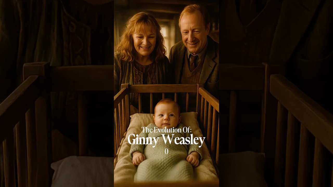 Evolution of Ginny Weasley. #evolution #harrypotter #hogwarts #ginnyweasley