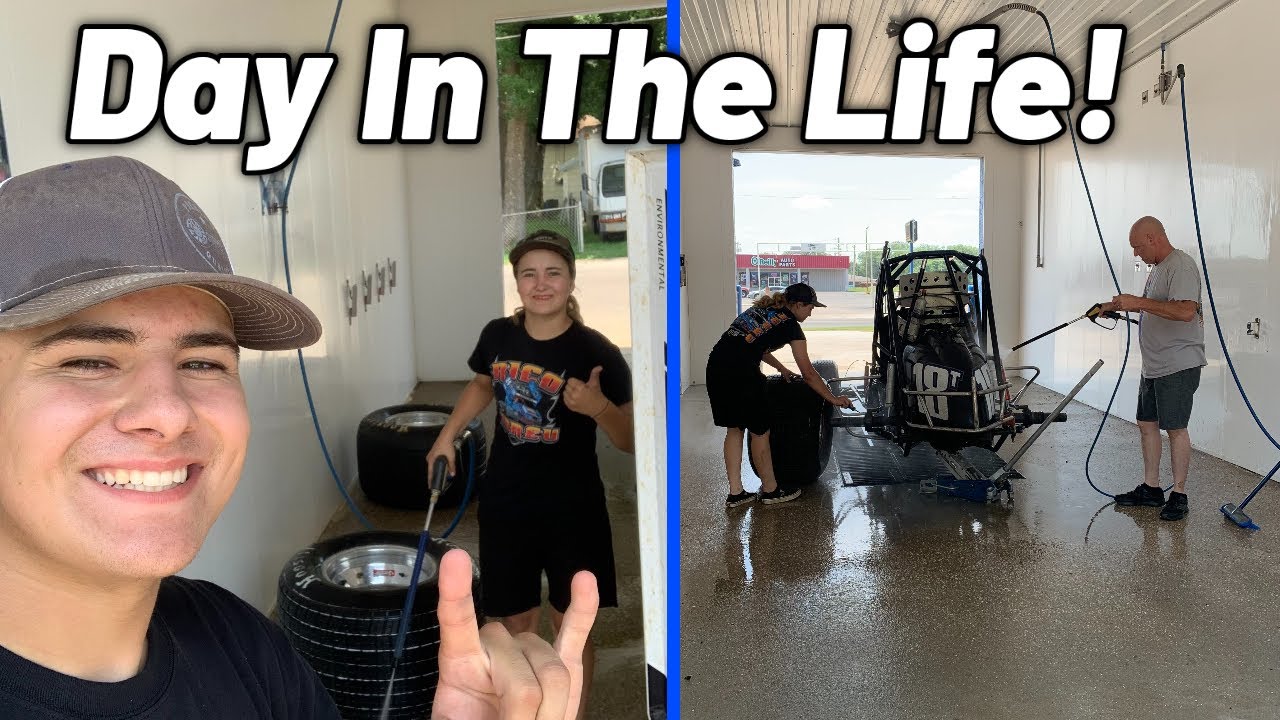 A Day In The Life Of A Traveling Sprint Car Team!