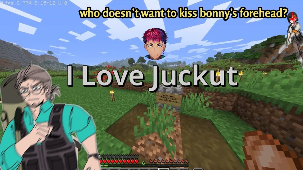 Bonni chill minecraft stream turns into chaotic triangle