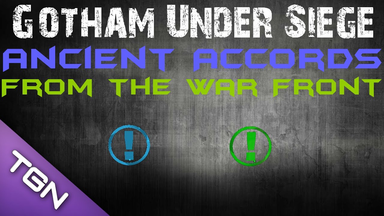 DCUO - DLC10 - Gotham Under Siege [Briefings & Investigations]
