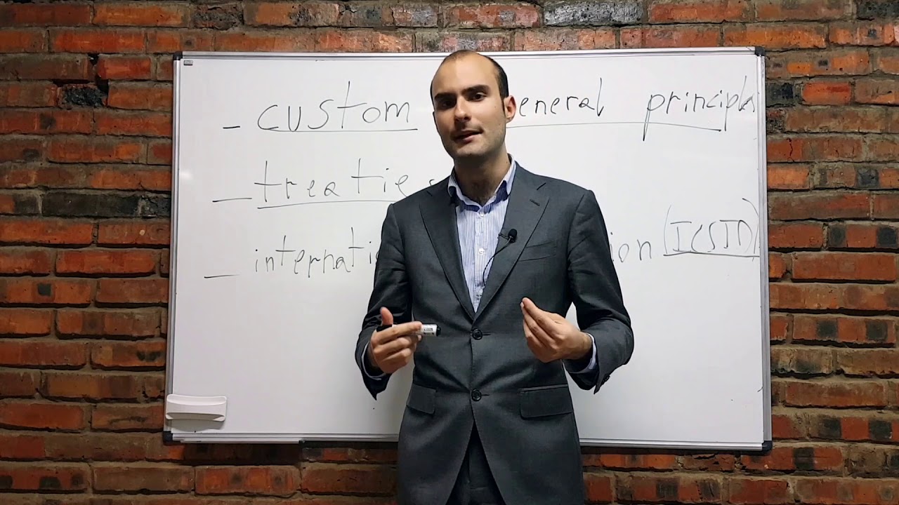 History and sources of International investment law