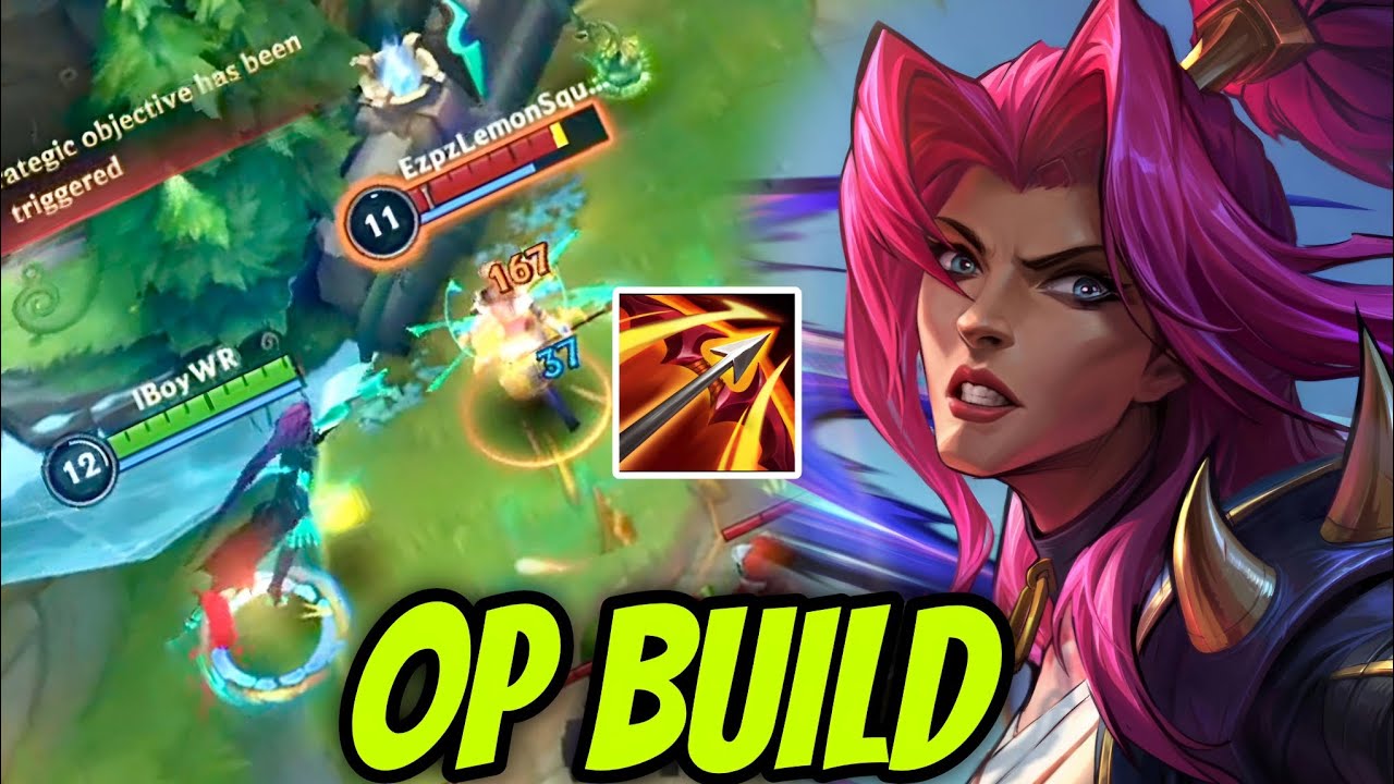 WILD RIFT ADC // THIS KALISTA CARRY 1V9 WITH THIS OP BUILD AND RULES IN PATCH 6.0B GAMEPLAY!