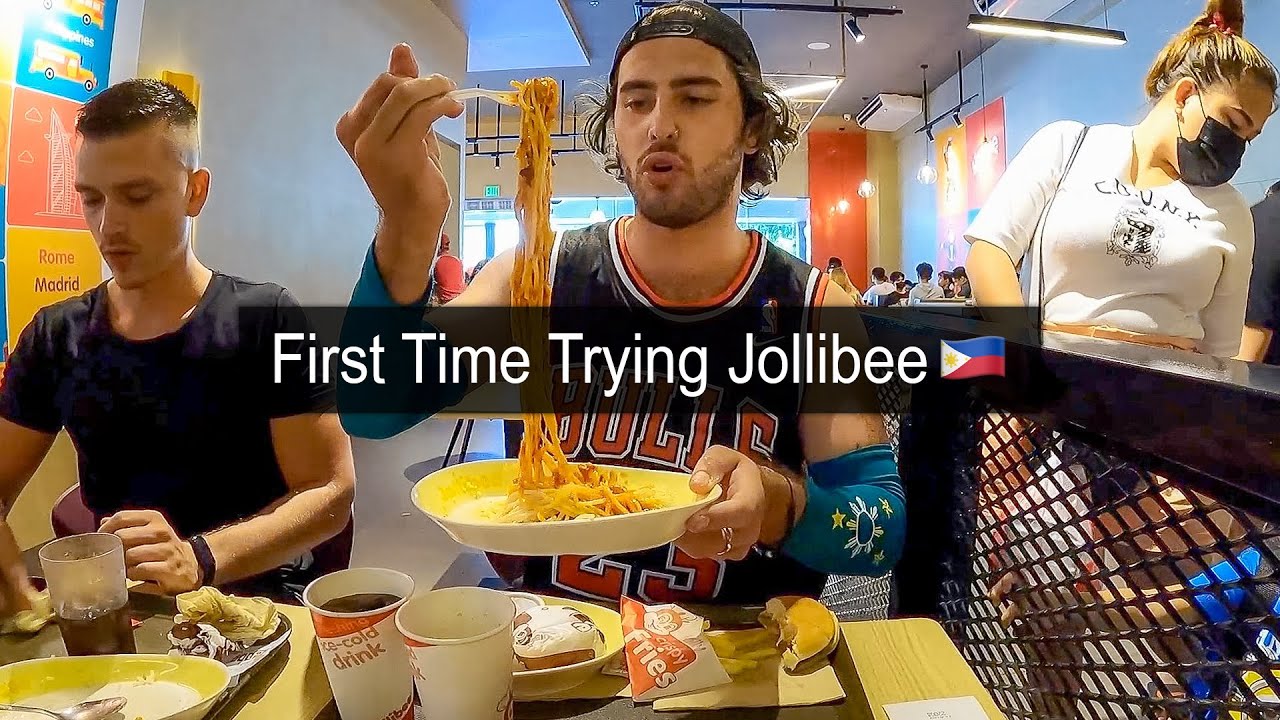 First Time Trying Jollibee 🇵🇭