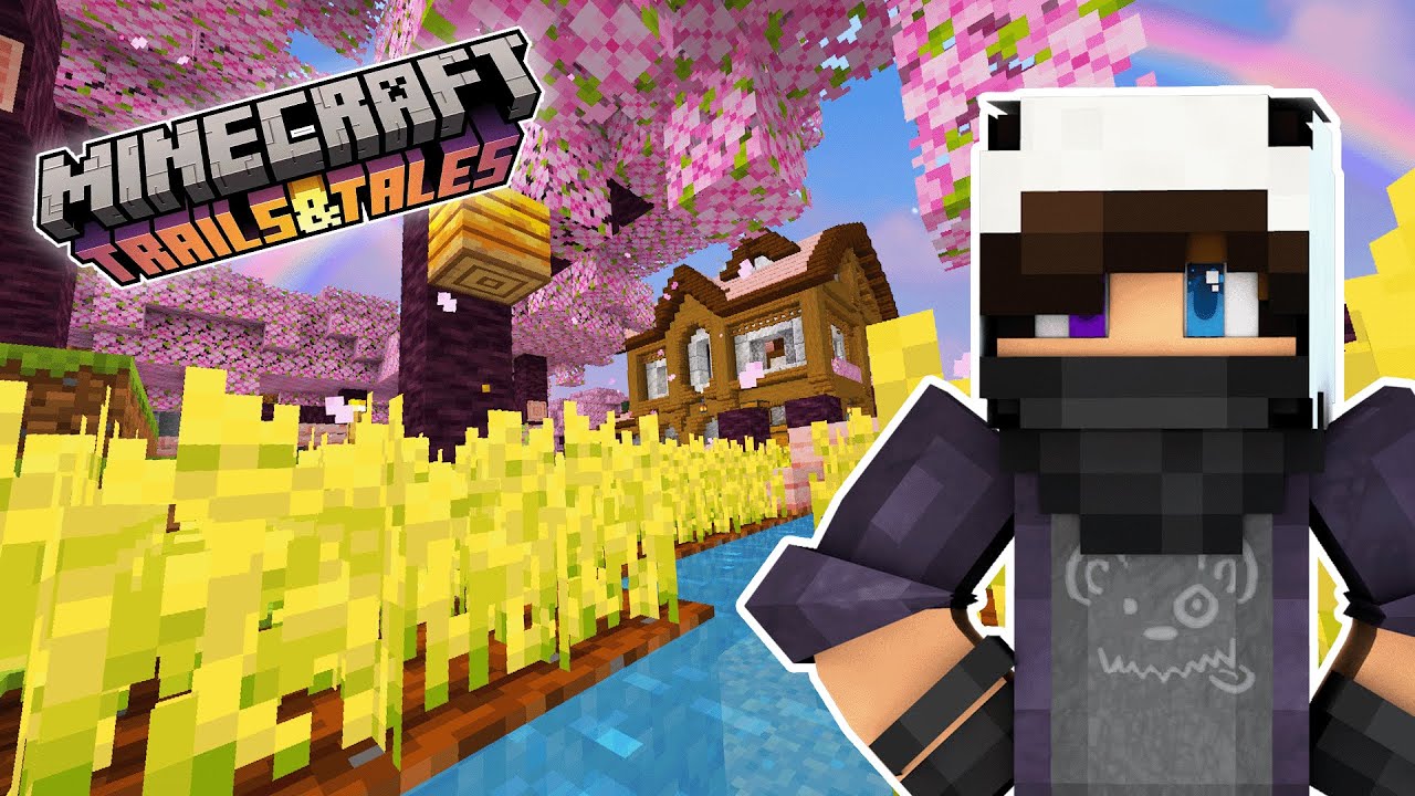 THE CHERRY GROVE STARTER HOUSE! | Minecraft 1.20 Survival Let’s Play