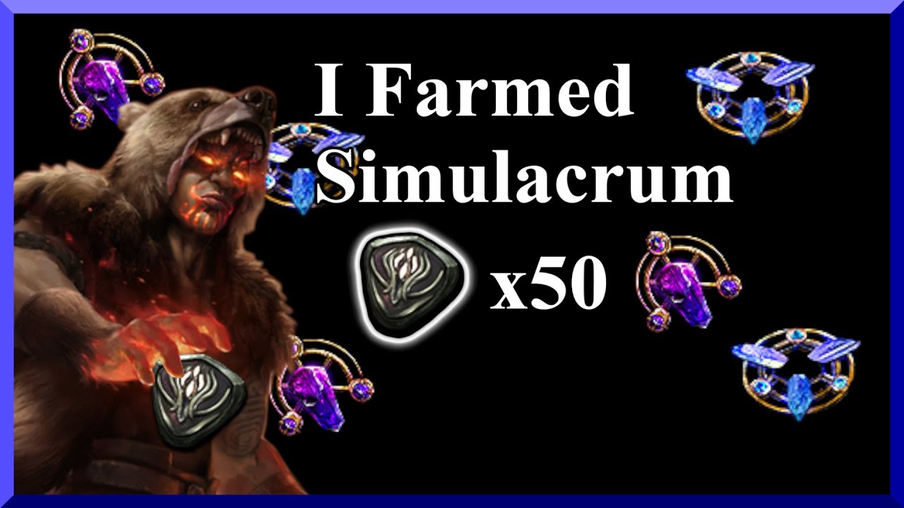 I Ran 50 Simulacrums! - Path of Exile