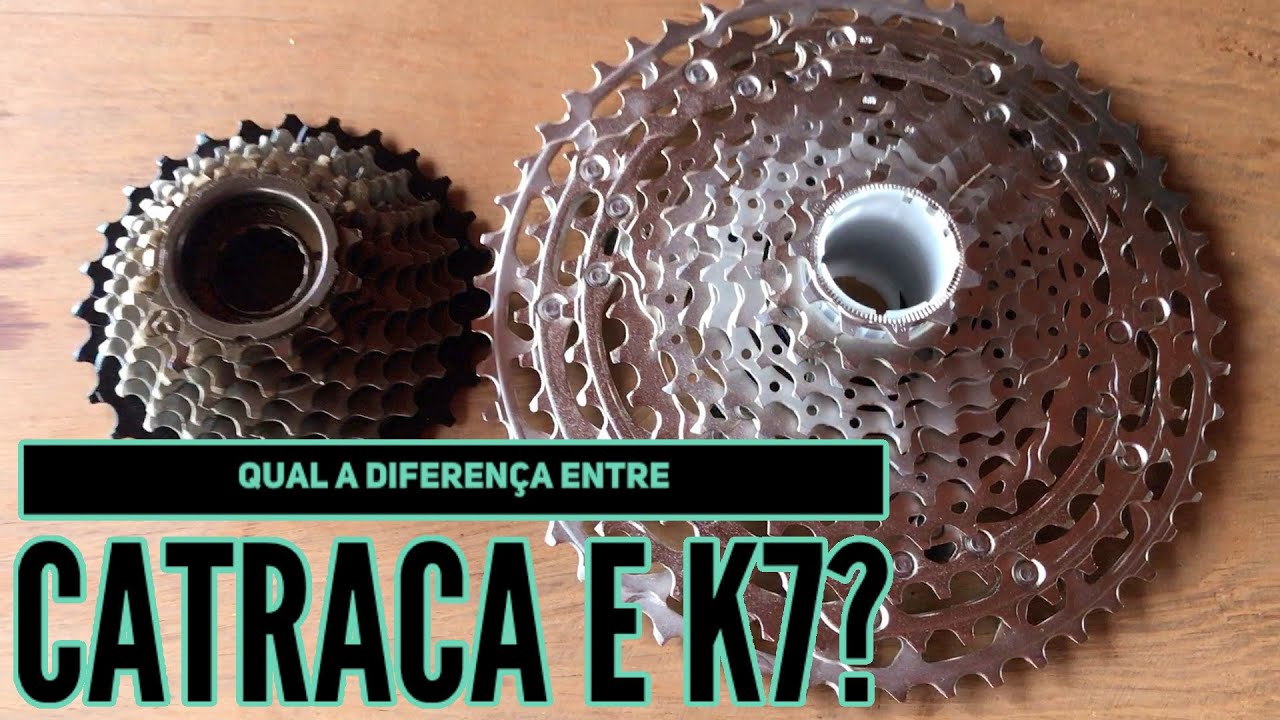 Quais As Diferenças Entre Catraca E K7 (cassete) ???