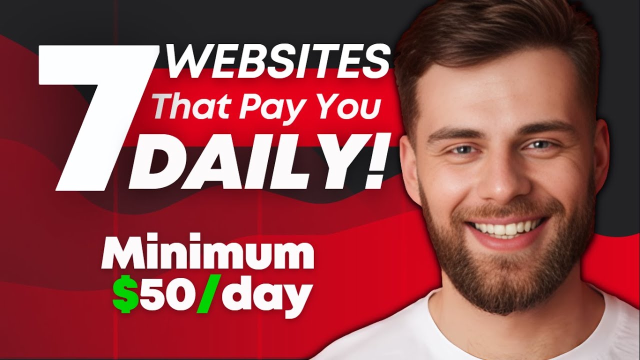 7 Websites That Pay You Daily! Easy Work From Home Jobs