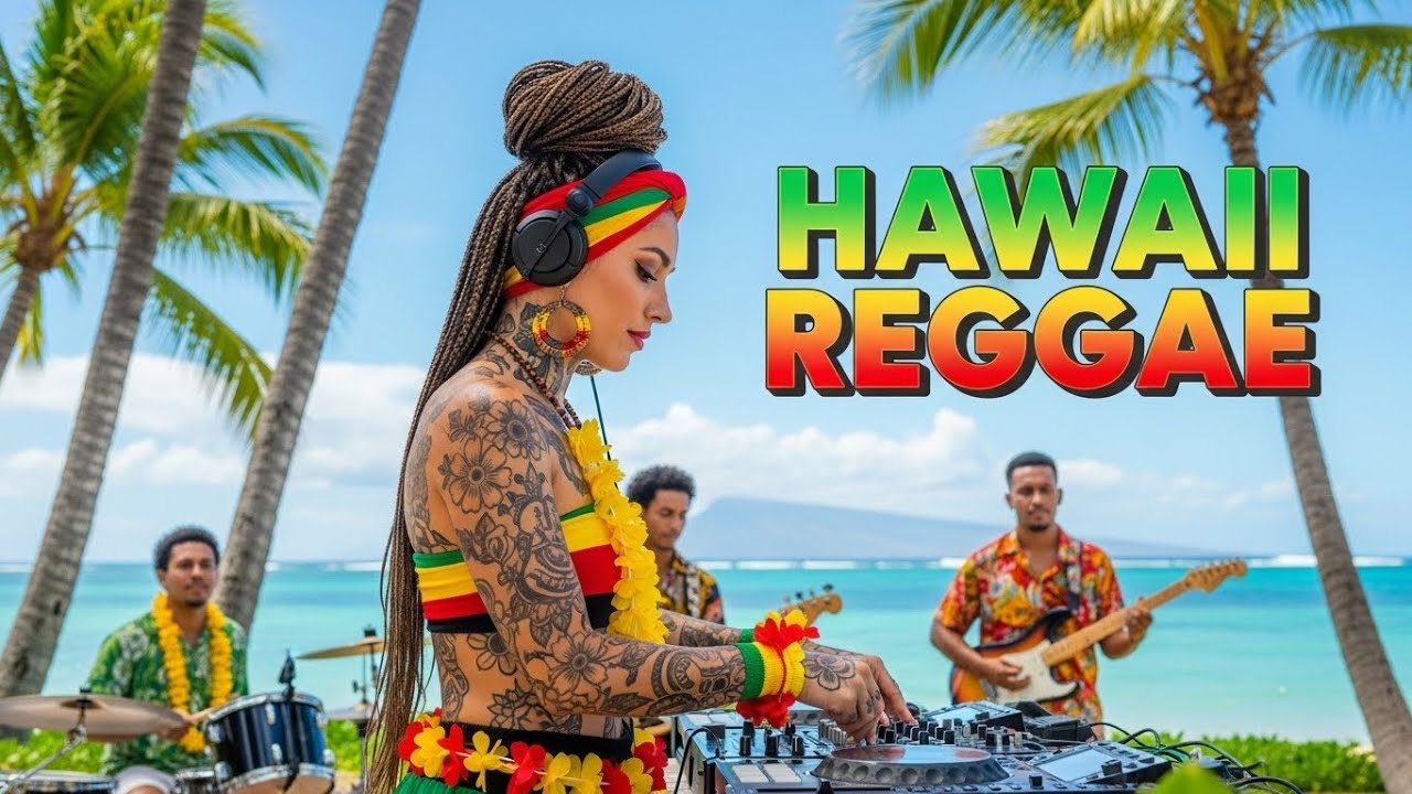 🍍 Island Reggae Paradise – Tropical Hawaiian Beats for Easy Happiness 🌞