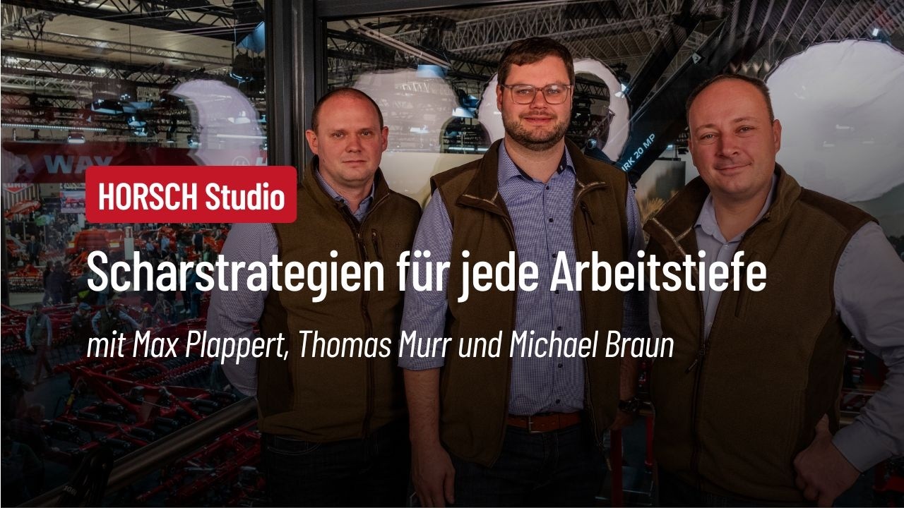 HORSCH Studio - Scharstrategien für jede Arbeitstiefe