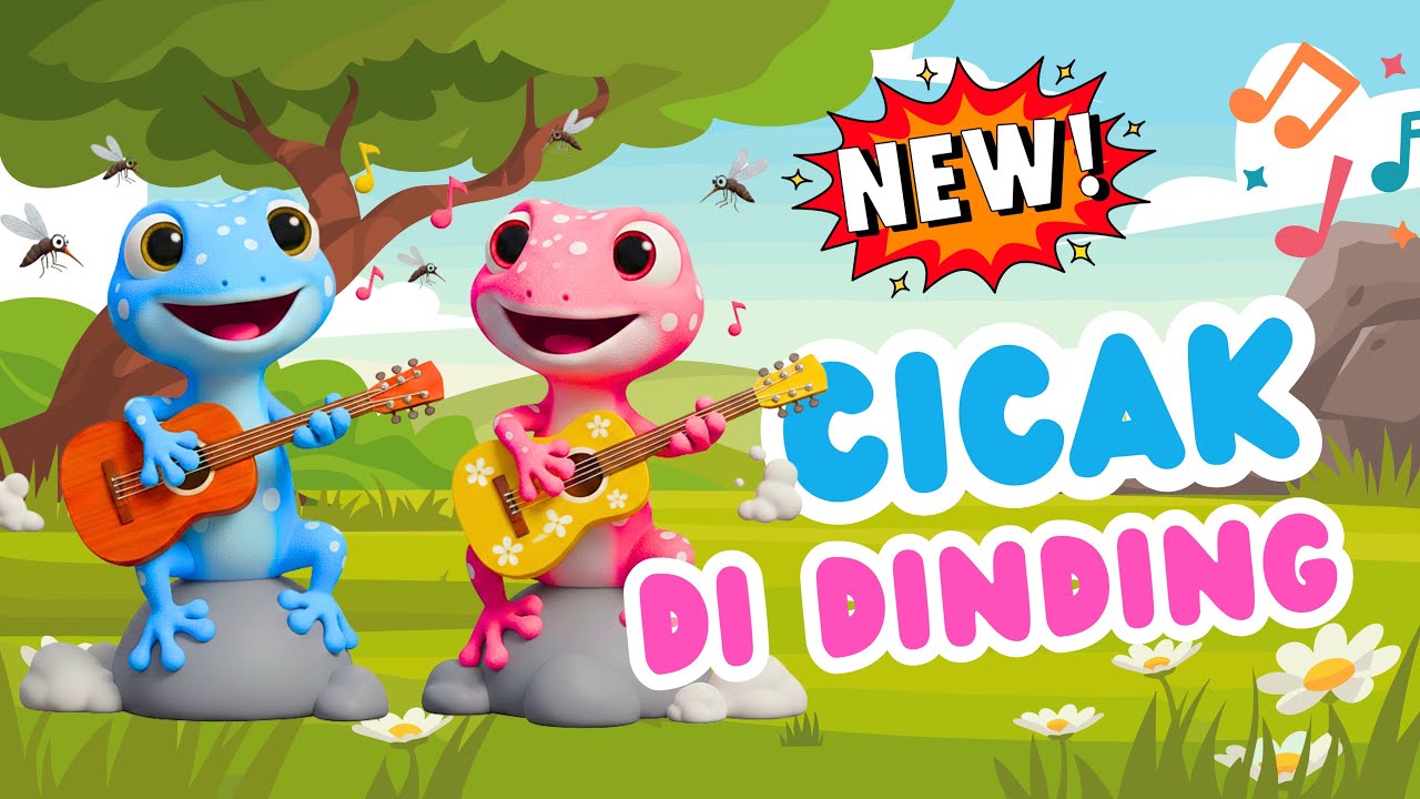LAGU ANAK POPULER INDONESIA | CICAK CICAK DI DINDING