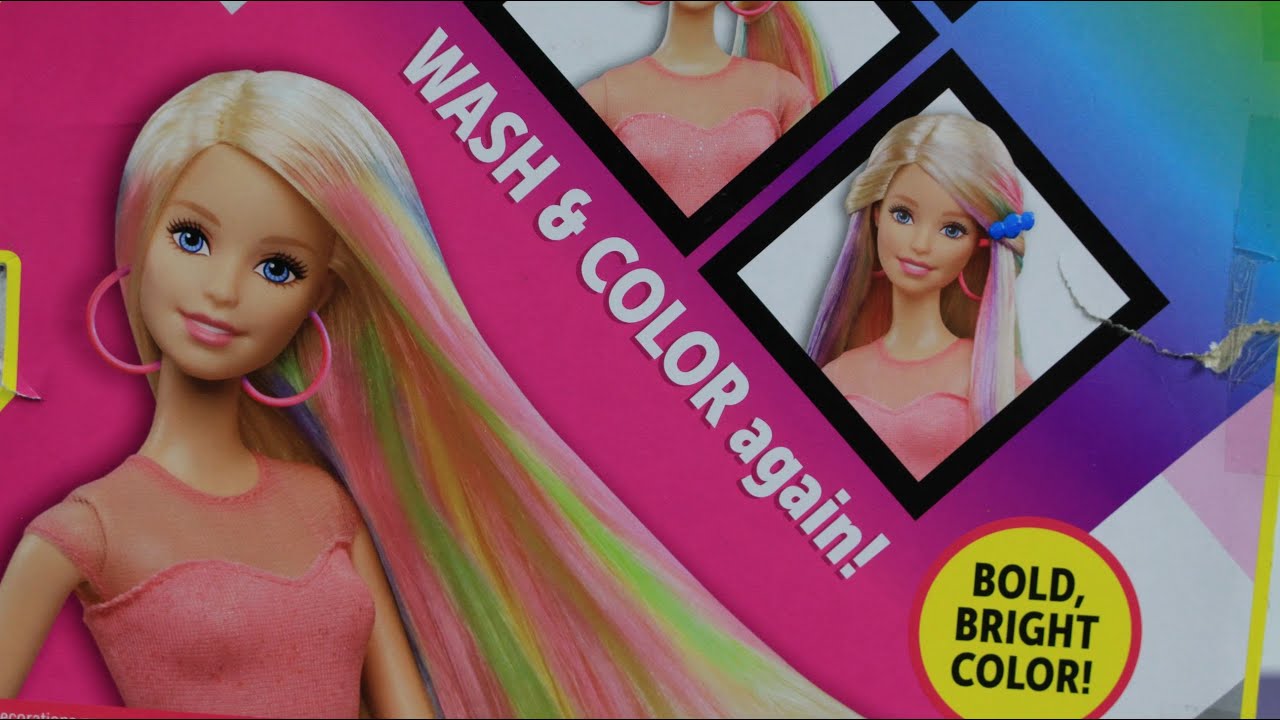 Barbie Rainbow Hair Doll / Кукла Барби 