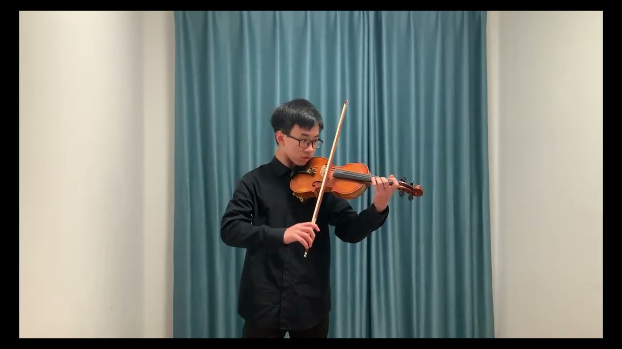 黄跃/20100420/中国/组别IV  Wieniawski Opus 10 No 5 Alla Saltarella