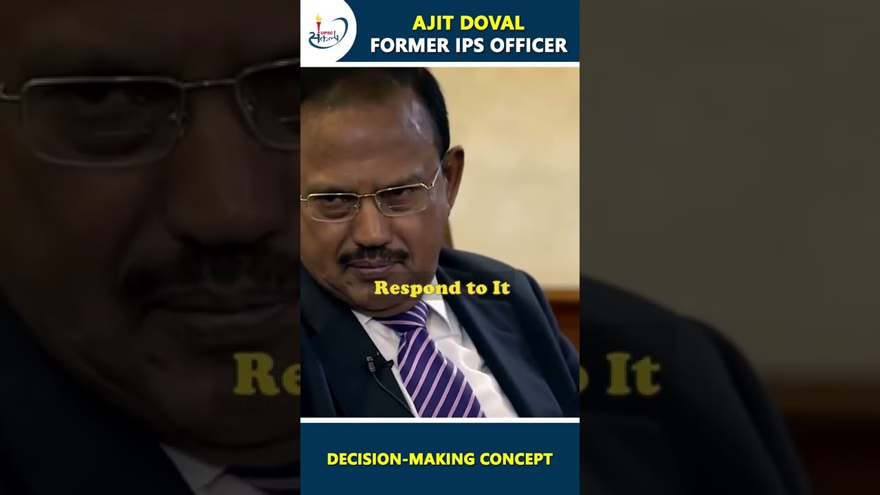 Decision-Making Concept By: Ajit Doval Former IPS Officer.