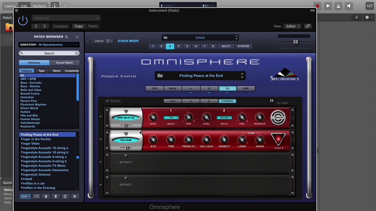 Creating Texture Pads In Omnisphere