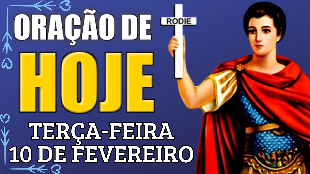 ORAÇÃO DE HOJE (10/02) A SANTO EXPEDITO | ORAÇÃO MILAGROSA A SANTO EXPEDITO PARA RECEBER UM MILAGRE!