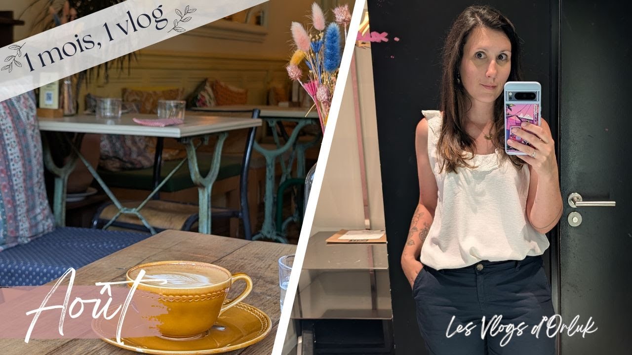 Vlog d'août & Book Haul ! 📚☕