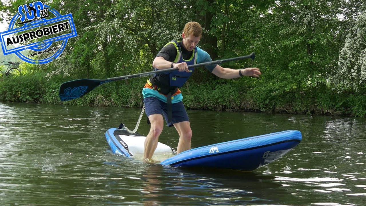 STEIFIGKEIT bei günstigen Doppel-Luftkammer SUP-Boards AUSPROBIERT - Wirklich mehr Sicherheit?