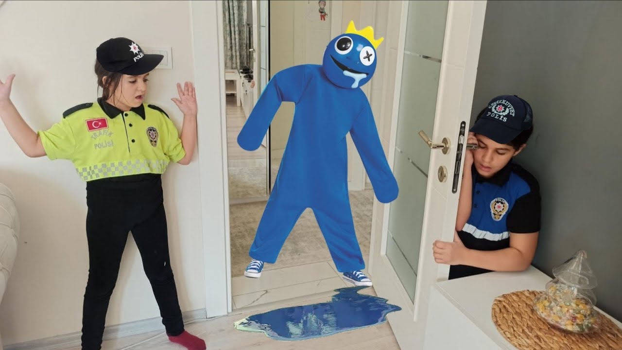 GERÇEK HAYATTA MAVİ RAİNBOW BİZİM EVE GELDİ ARKADAŞIMI KAÇIRDI MELİSA !!