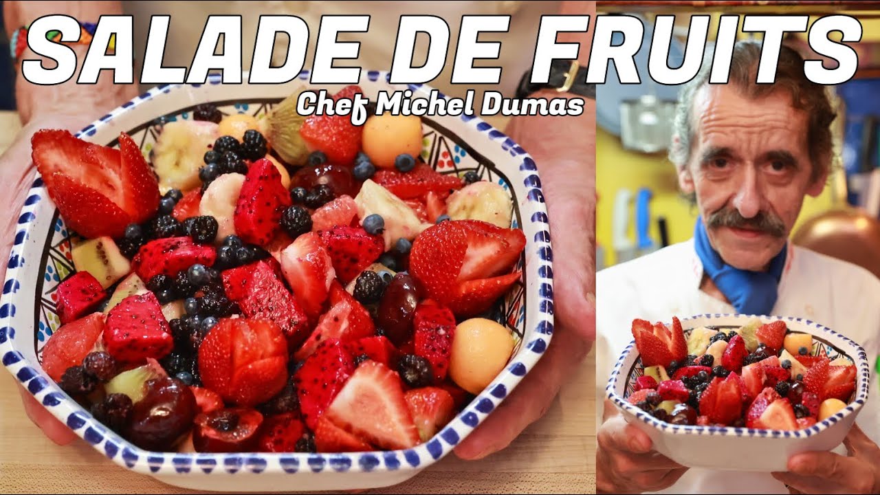 SALADE DE FRUITS | Une recette rapide idéal pour l'été préparée avec des techniques des années 60