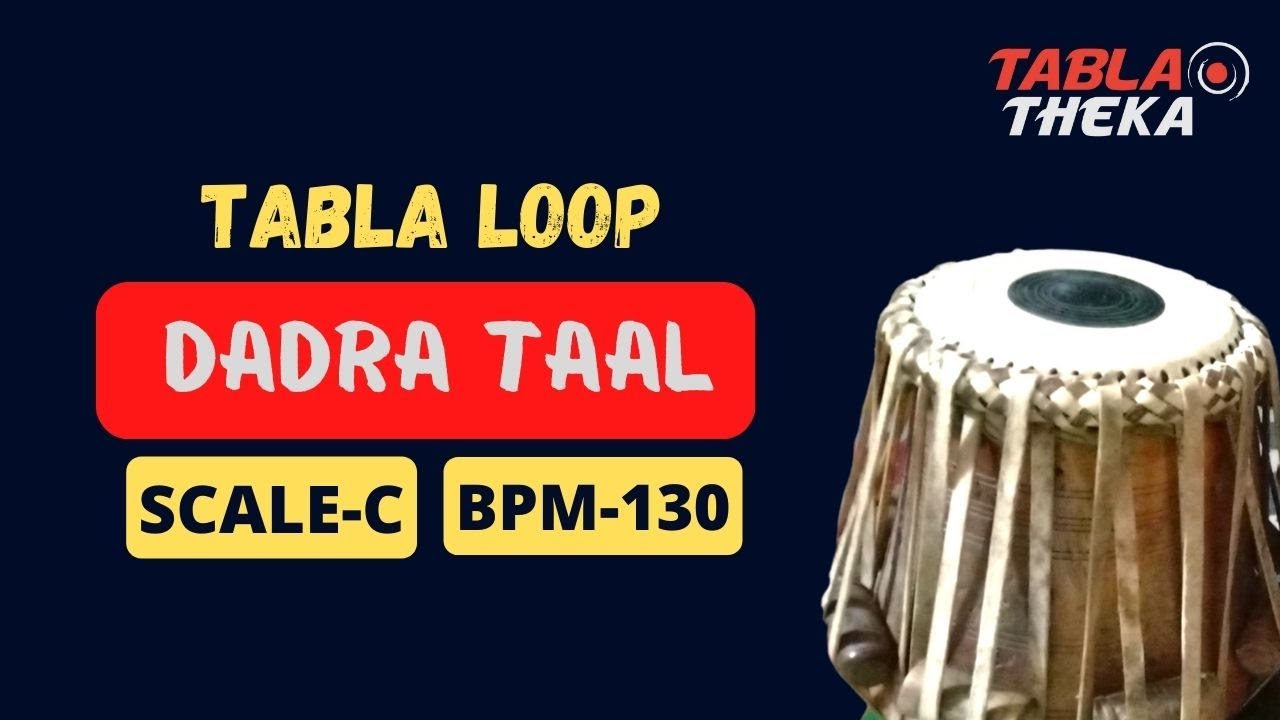 Tabla Loop | Dadra Taal 📈 Scale C 📈 BPM 130