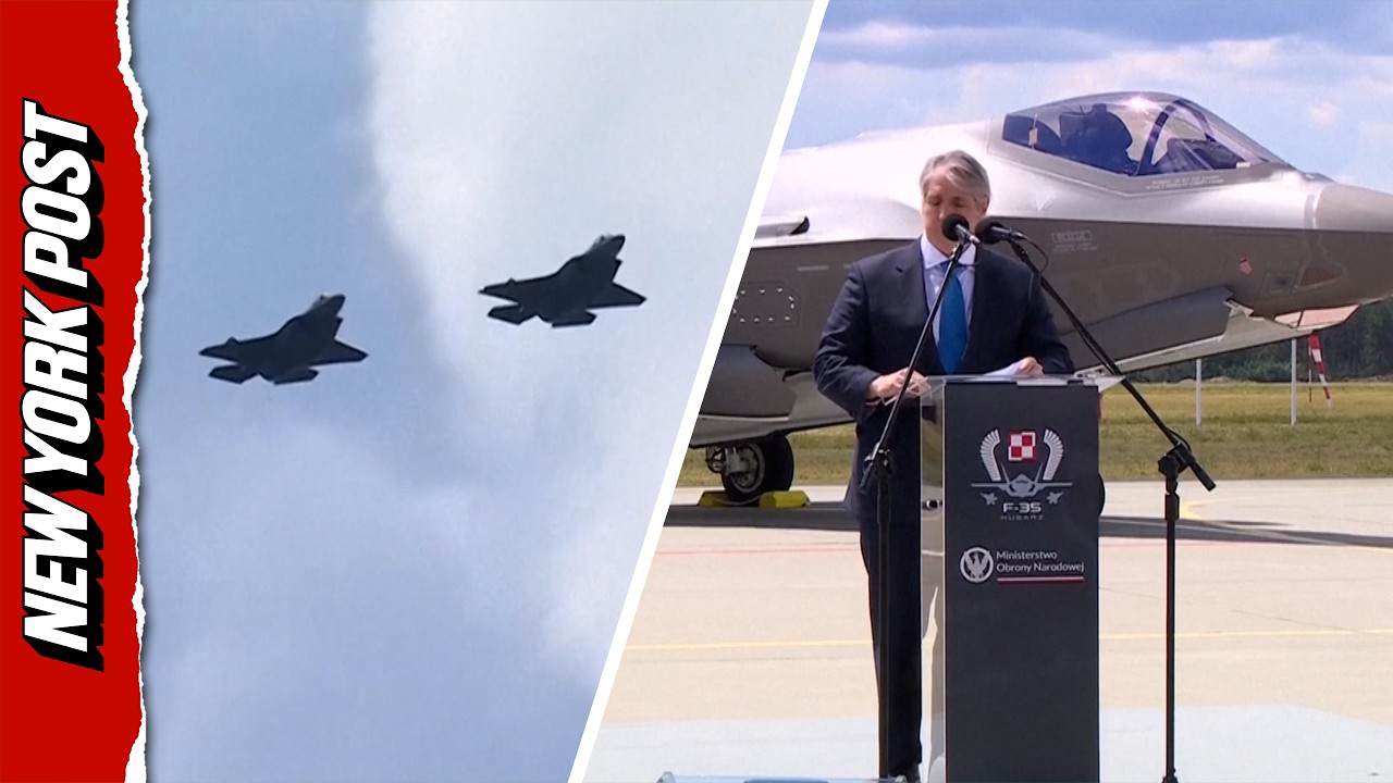 Poland Celebrates Arrival of US-Built F-35 Stealth Fighters in Major Build Up of NATO Firepower