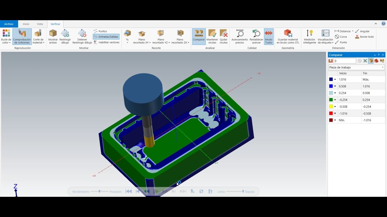 || MASTERCAM PARA PRINCIPIANTES --- ESTRATEGIAS 3D || 15. Desbaste paralelo.