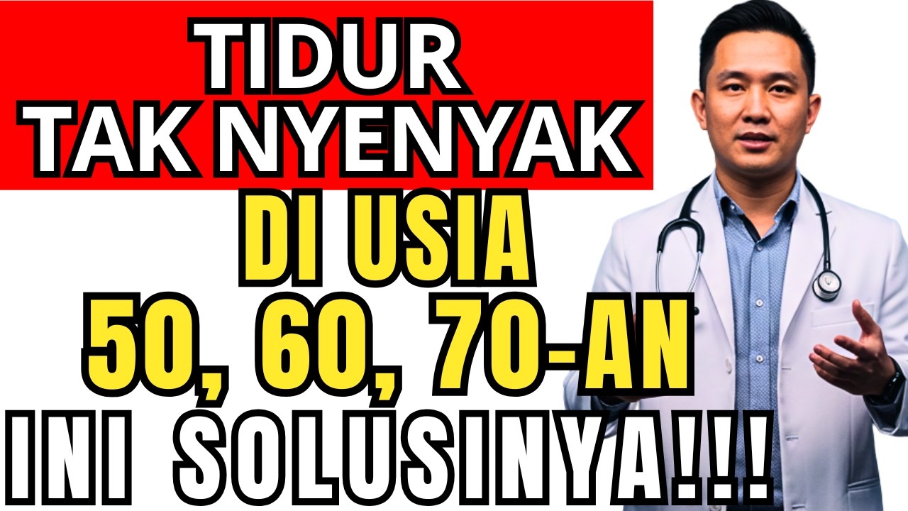 Dokter Syok! Inilah 6 Penyebab Lansia SUSAH TIDUR & Cara Alami Mengatasinya di Rumah!