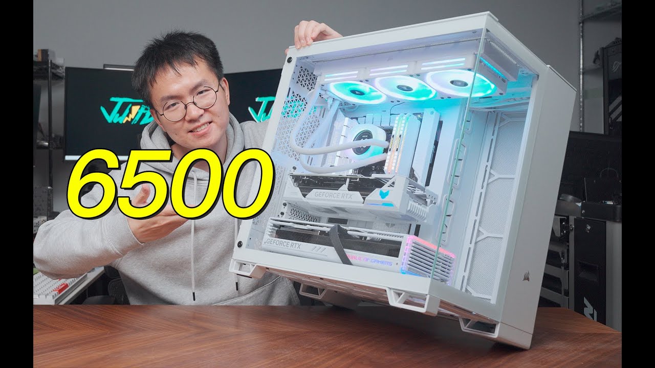 CORSAIR 6500 TUF BTF 装机分享 海盗船玻璃双舱新机箱