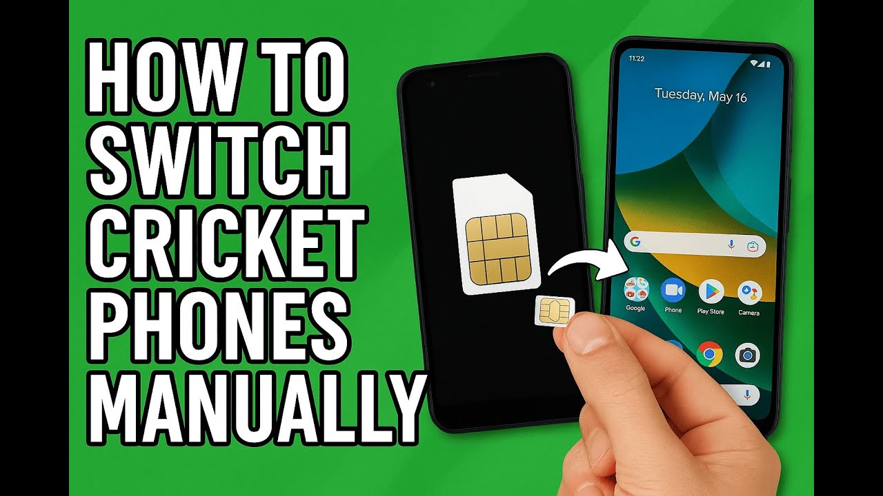 How to Switch Cricket Phones Manually Step by Step
