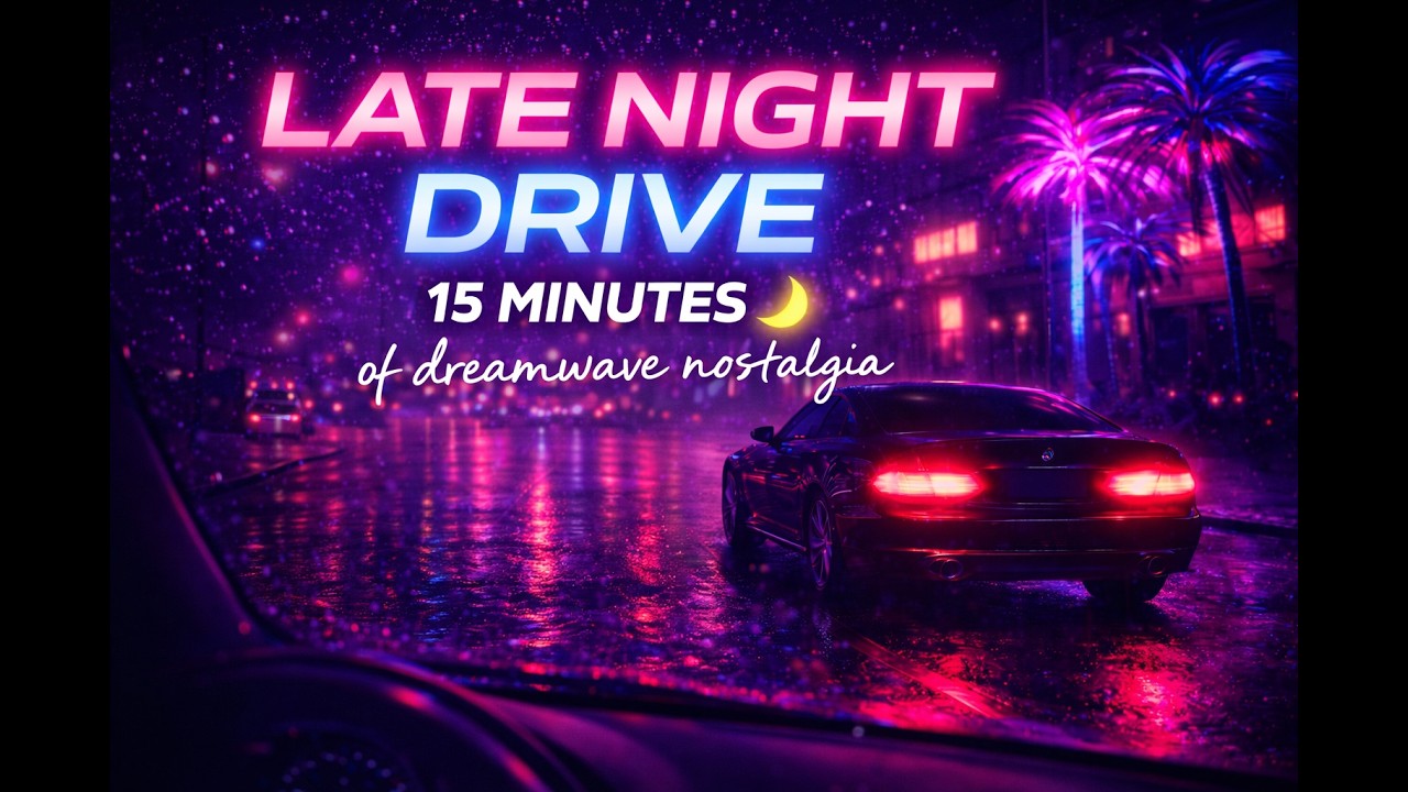 Late Night Drive 🌌 | 15 Minutes of Dreamwave Nostalgia