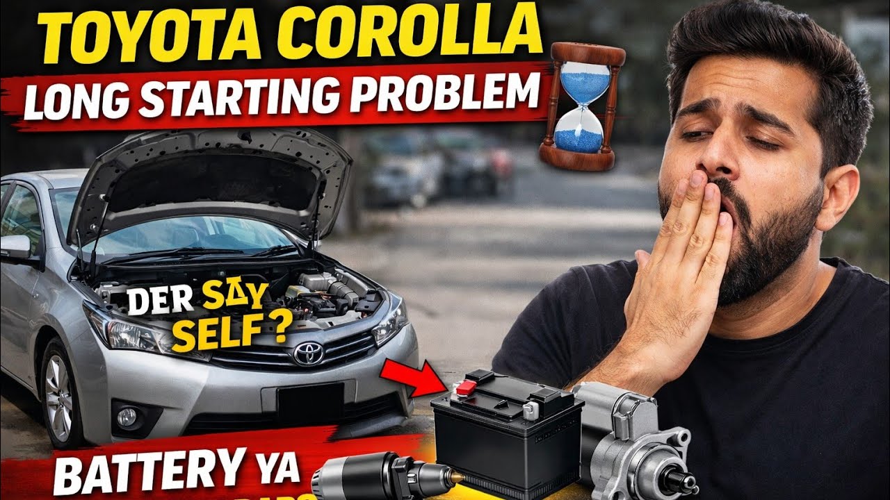 #Toyota corolla Long stating problem solution