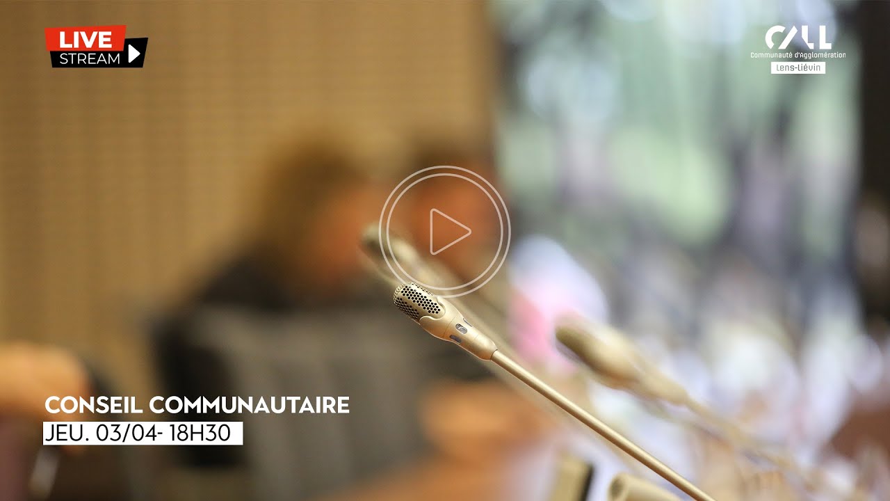 EN DIRECT - CONSEIL COMMUNAUTAIRE DU 3 AVRIL 2025