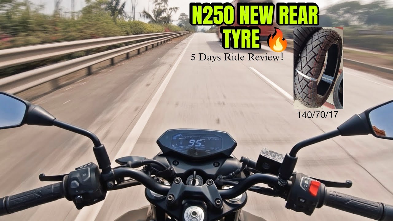 NEW REAR TYRE ON MY PULSAR ...BETTER GRIP, MORE CONFIDENCE & SMOOTH FEEL 😈WORTH THE UPGRADE OR NOT? 