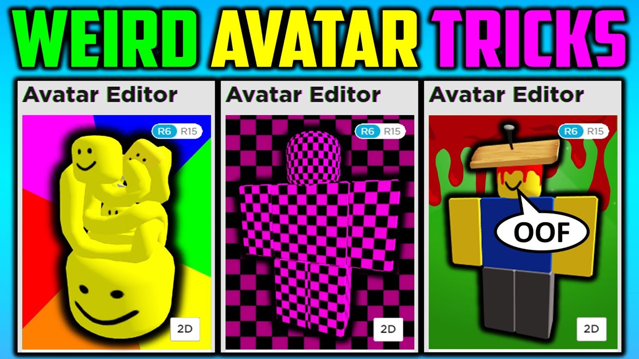 WEIRD! Roblox Avatar Tricks!