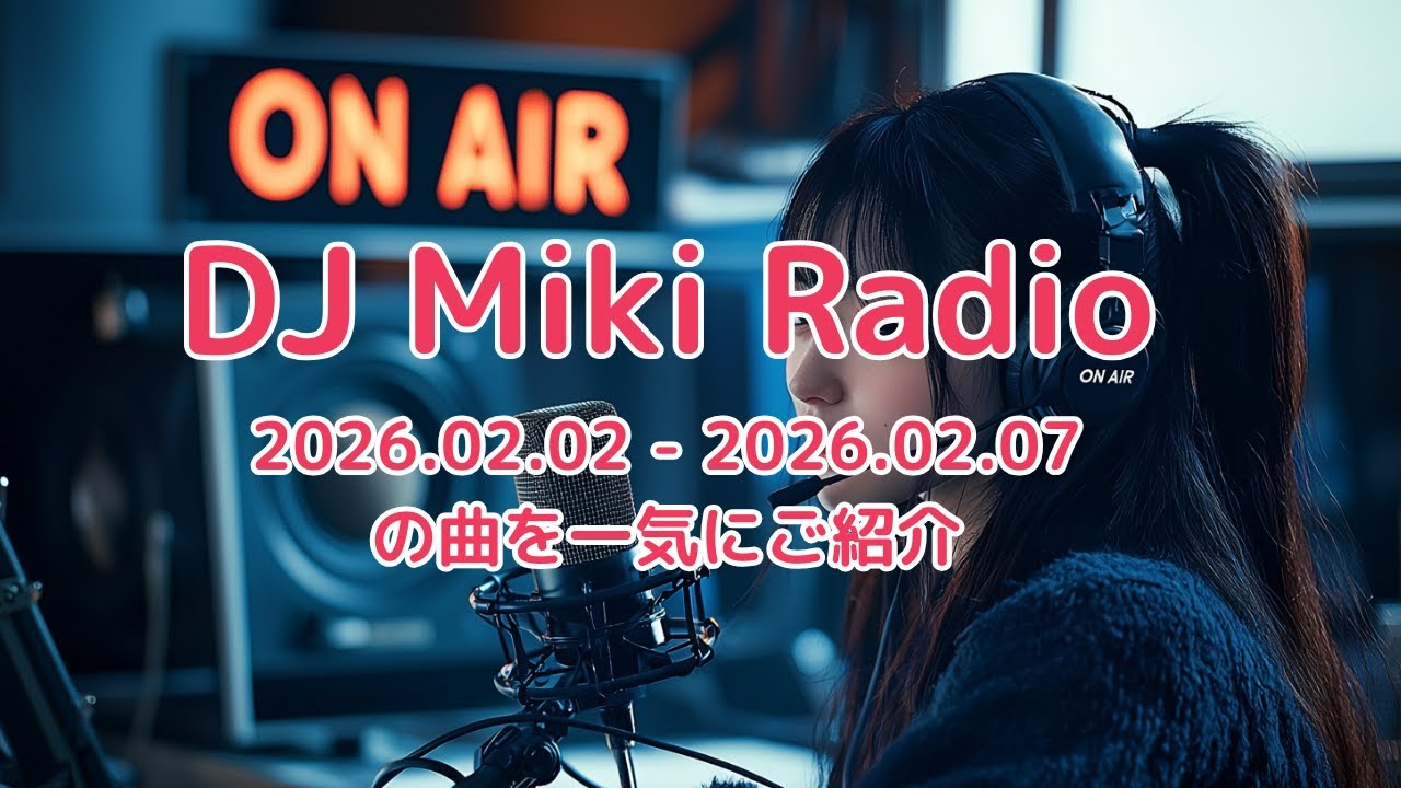 【製造業 AI Music アイドル】　DJ Miki Radio 2026.02.02-2026.02.07の曲を一気にご紹介