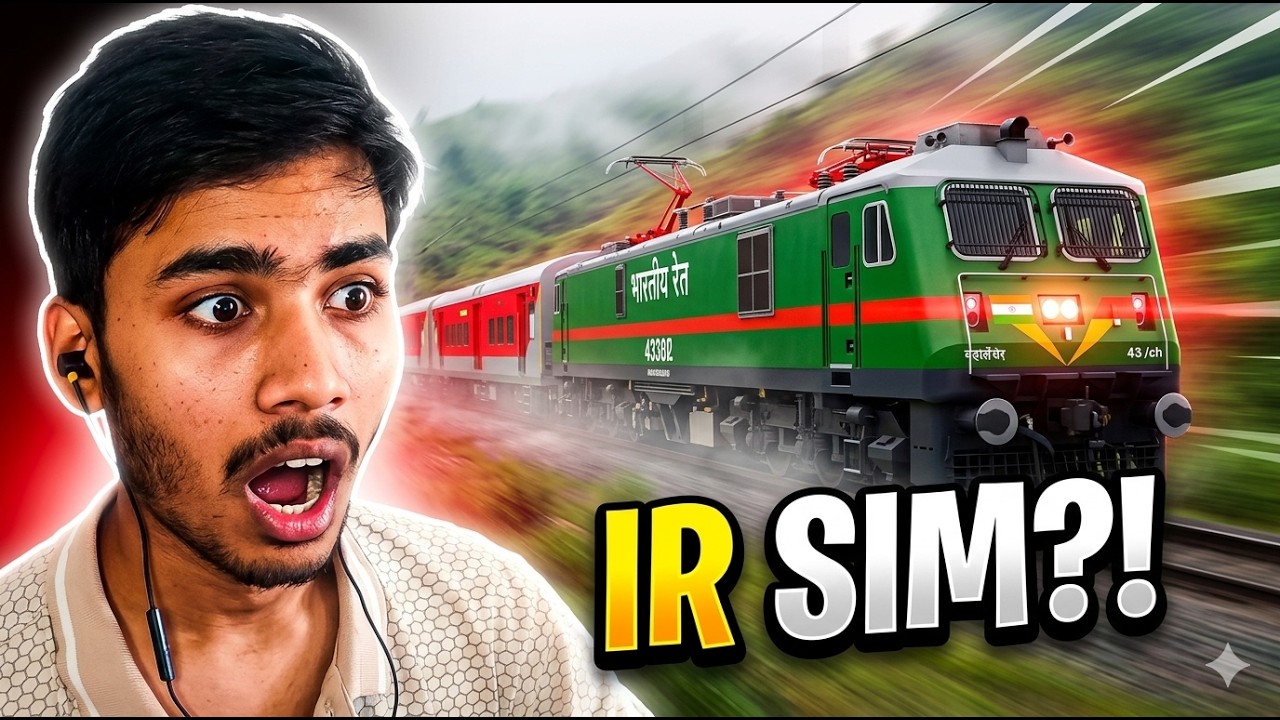 Is This the Most Realistic Indian Train Simulator on Roblox? IRSim Gameplay Swift Rail | Anand Plays