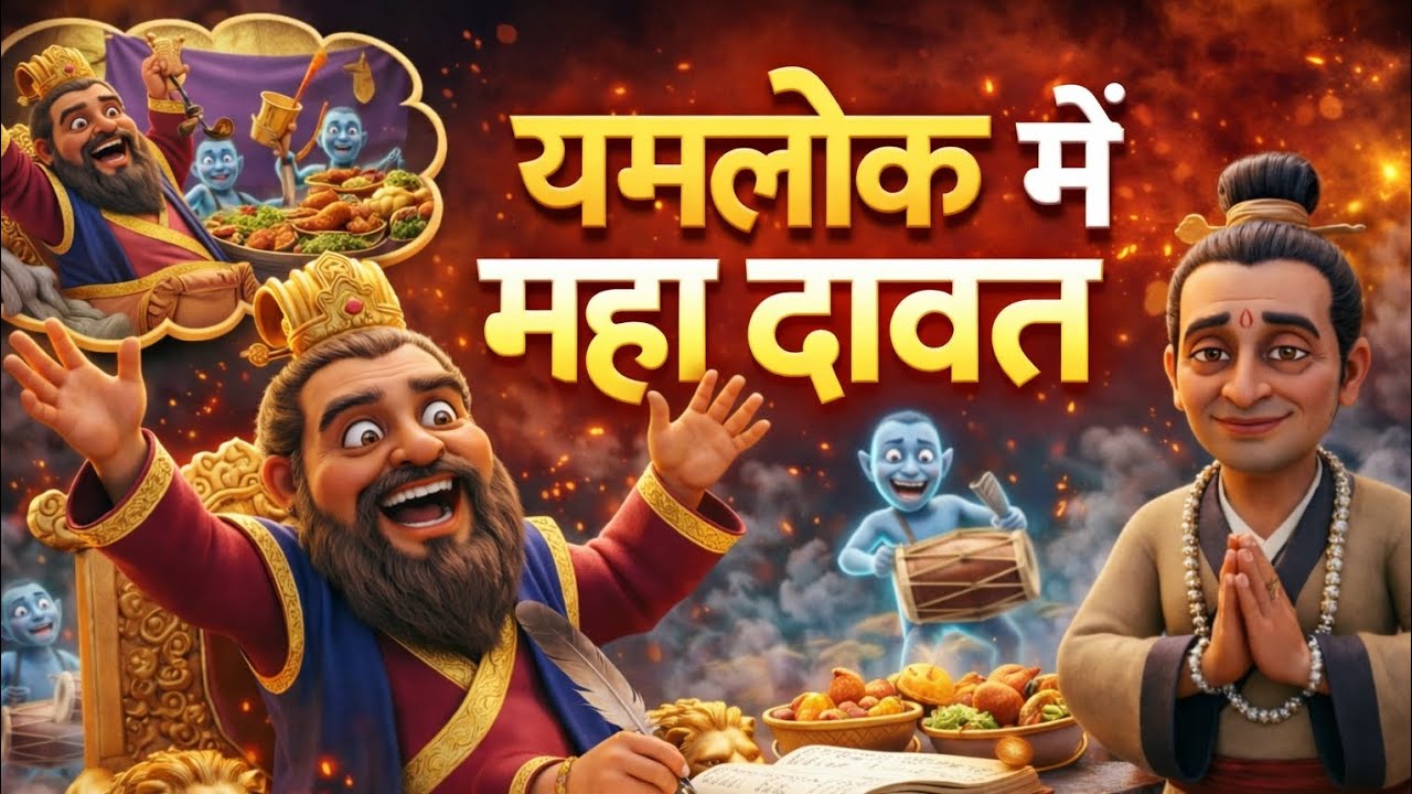 यमलोक में महारावत। हिंदी कहानी। 