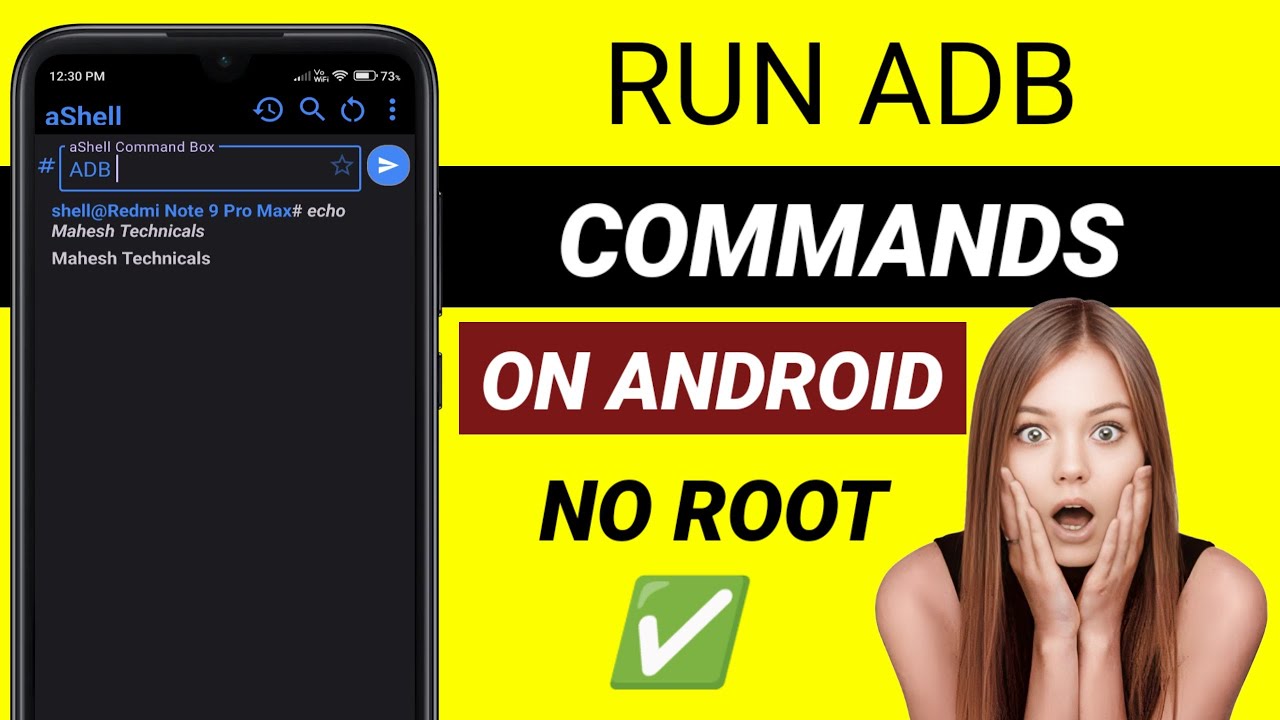 Как запустить команды ADB на Android без компьютера