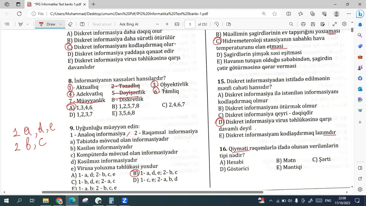 İpg İlkin anlayışlar(1-100)#informatika #magistr #python #abituriyent #sertifikasiya #ipg