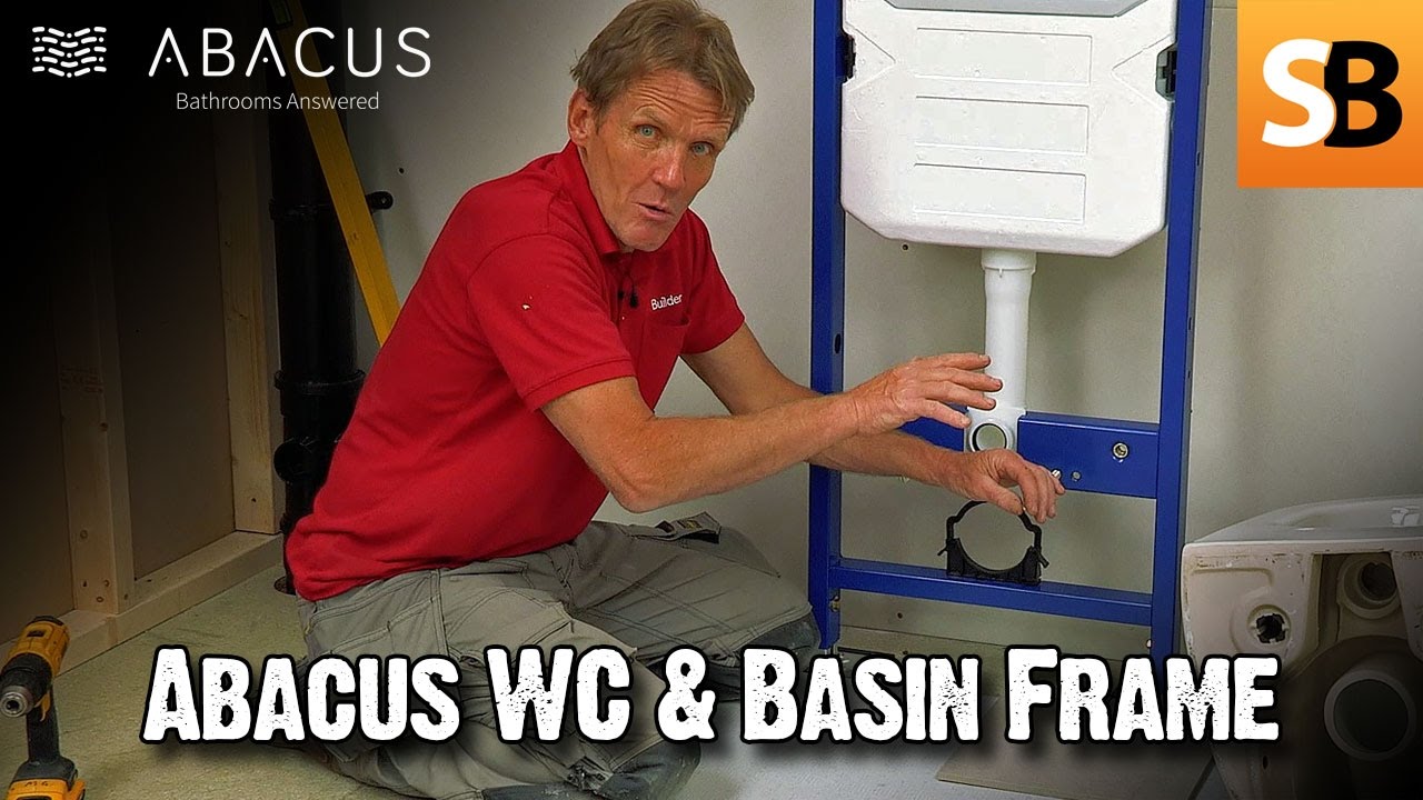 Wall Hung WC Toilet & Basin - Abacus Frame Installation