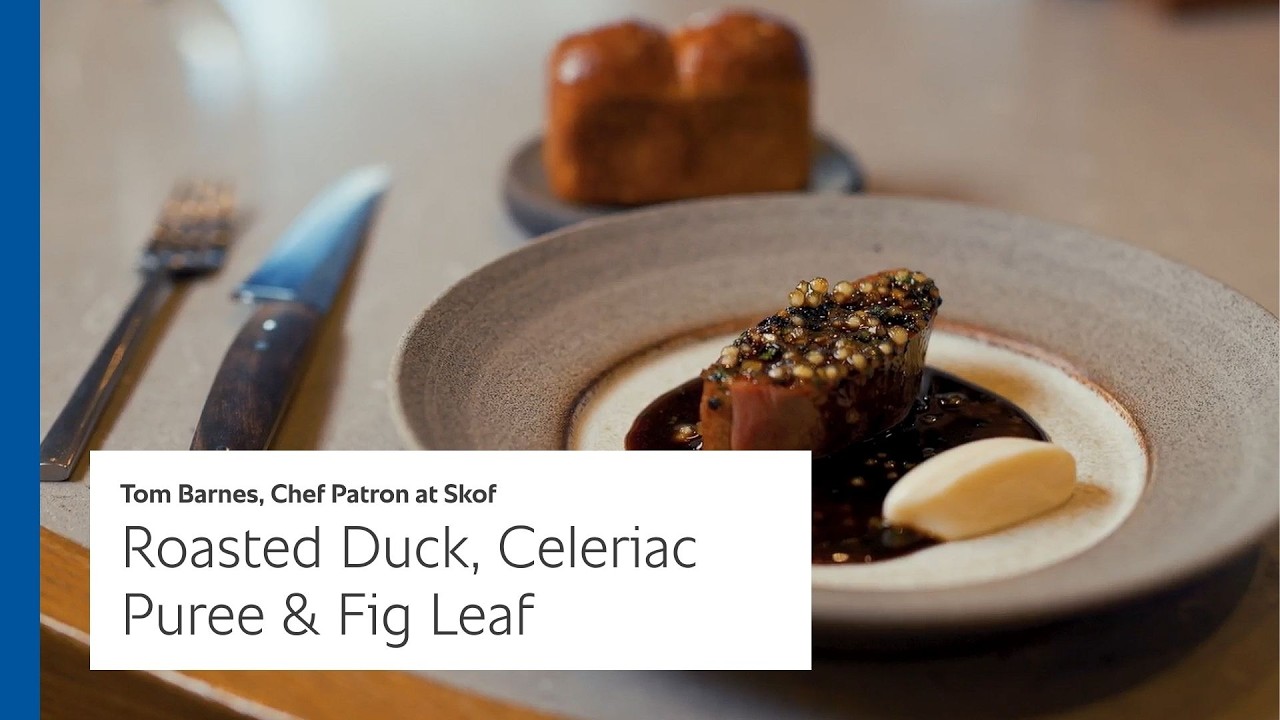 Tom Barnes, Skof - Roasted Duck, Celeriac & Fig Leaf | RATIONAL