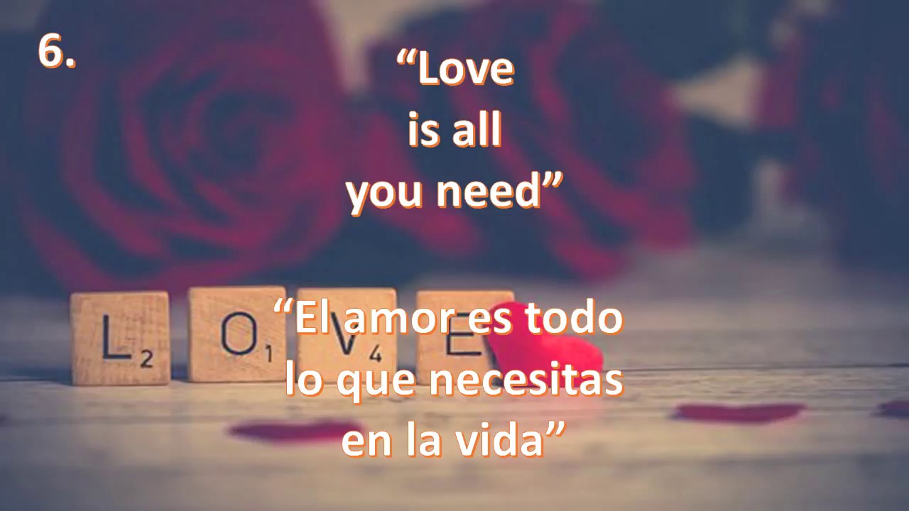Frases de amor en ingl&eacute;s