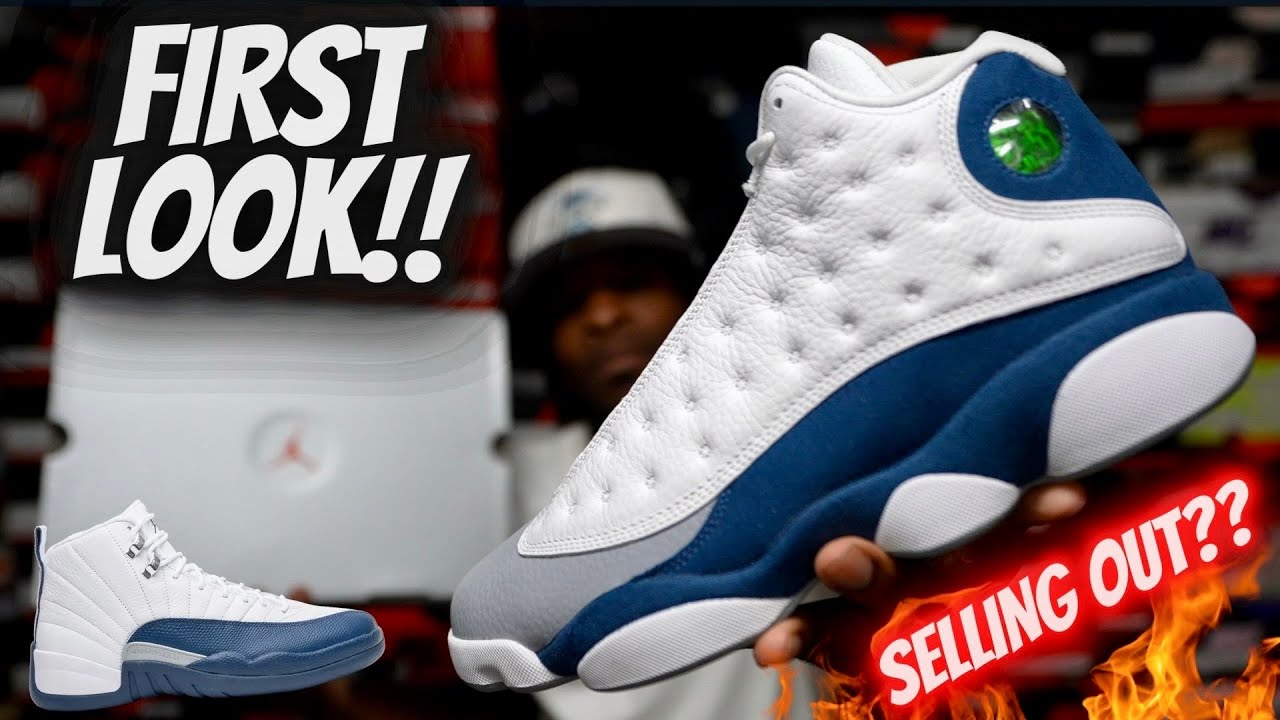 ПЕРВЫЙ ВЗГЛЯД!! JORDAN 13 FRENCH BLUE ПЕРВЫЕ МЫСЛИ И ОБЗОР!!