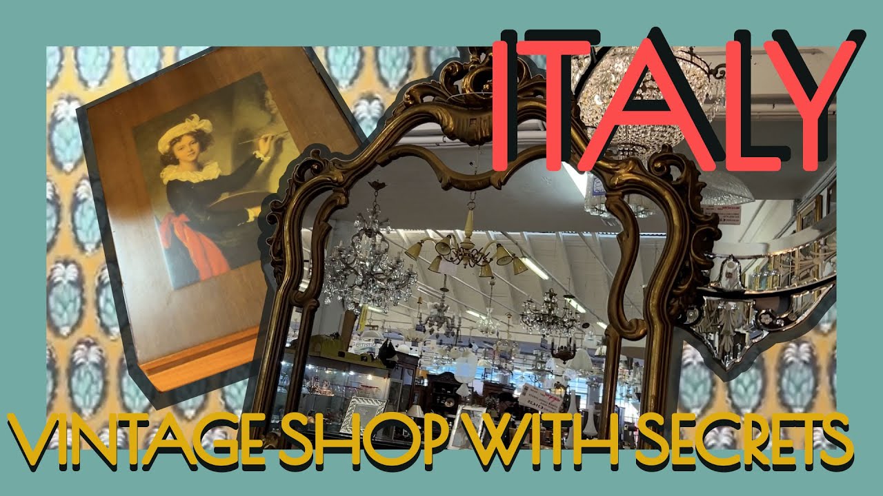 VINTAGE SHOP WITH SECRETS IN MILAN ITALY! SO MUCH FUN VINTAGE SHOPPING IN ITALY! EP27