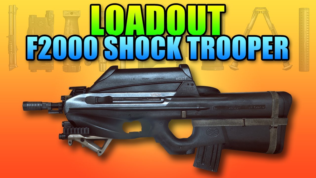 Battlefield 4 Loadout: F2000 Shock Trooper Style