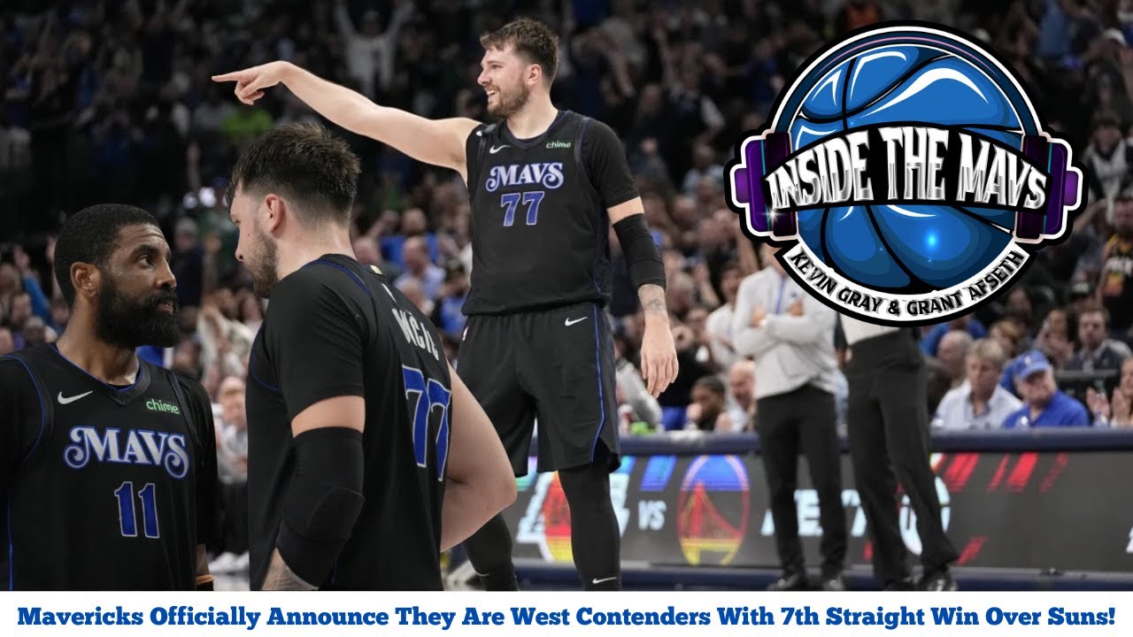 Mavericks Are Real West Threats | Luka Doncic & Kyrie Irving Push Mavs To 7th Straight Win Over Suns