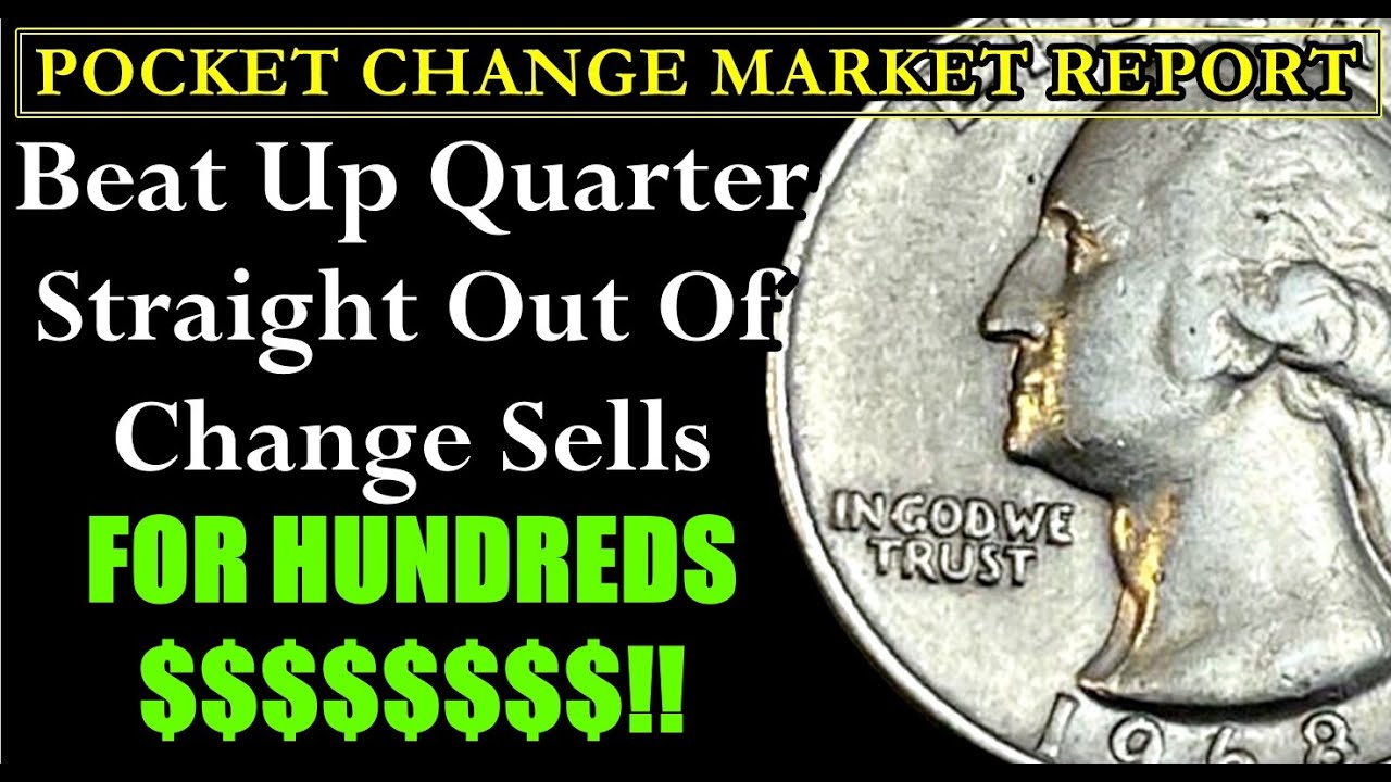 HUNDREDS OF $$ AWARDED! Worn Slick 1968 Quarter Captured BIG Cash! POCKET CHANGE MARKET REPORT