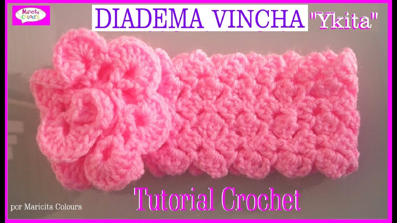 Vincha # 5 a Crochet Diadema 